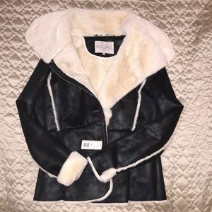 Rachel Roy faux fur jacket